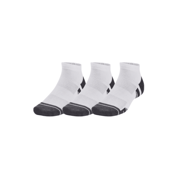 Vilasco Performance Tech 3-Pack Low Cut Socks – White & Jet Grey